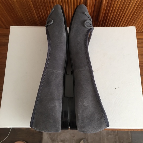 Grey Suede Ballet Flats - Picture 7 of 16